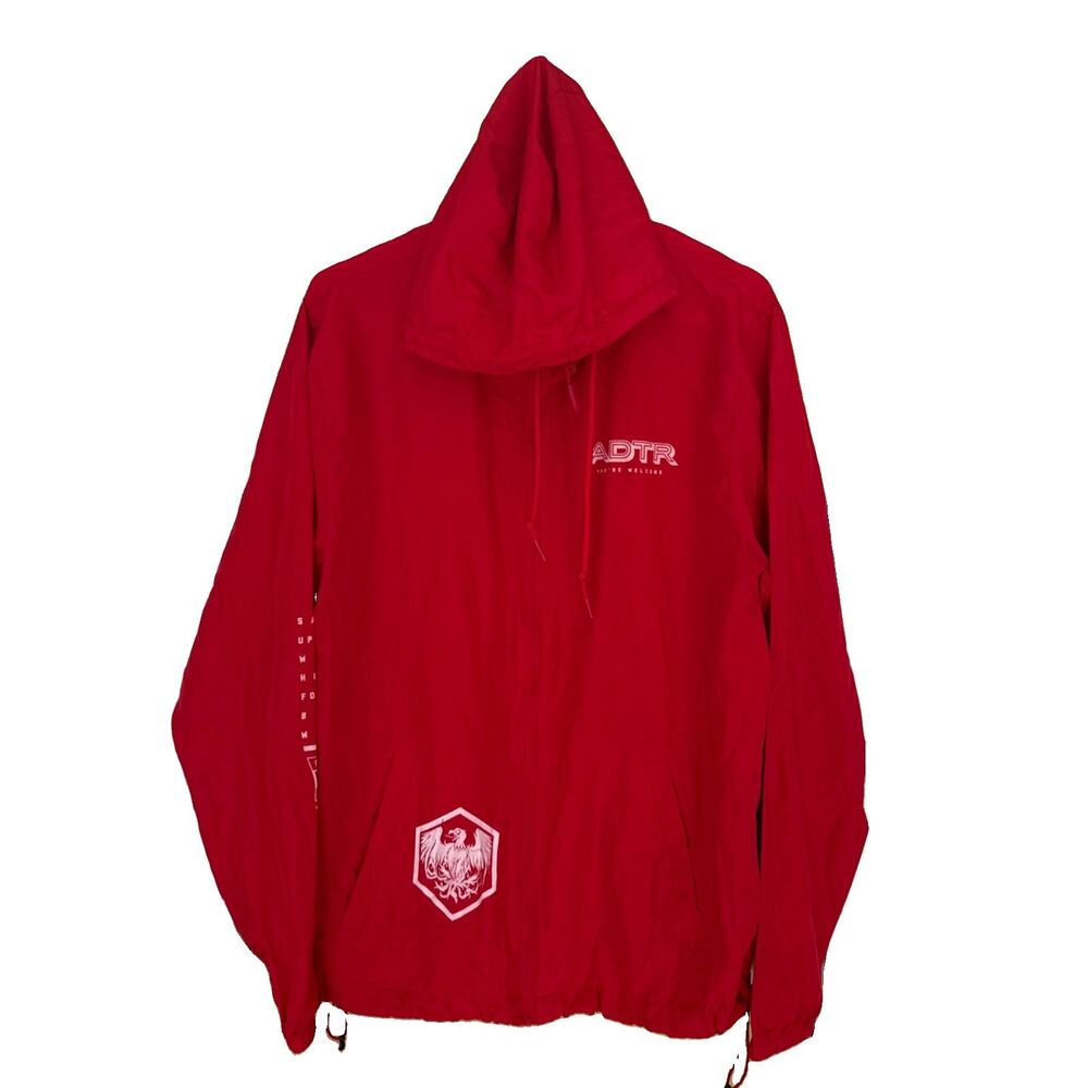ADTR “You’re Welcome” Red Windbreaker - Large